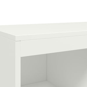 vidaXL Highboard White 68.5x39x111.5 cm Cold-rolled Steel