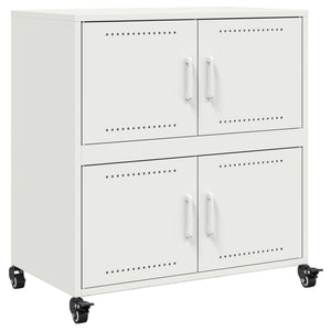 vidaXL Sideboard White 68.5x39x72 cm Cold-rolled Steel