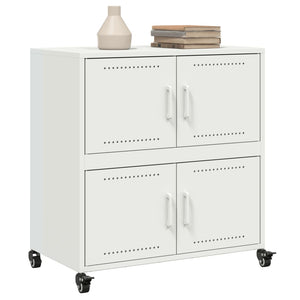 vidaXL Sideboard White 68.5x39x72 cm Cold-rolled Steel