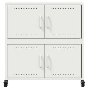 vidaXL Sideboard White 68.5x39x72 cm Cold-rolled Steel