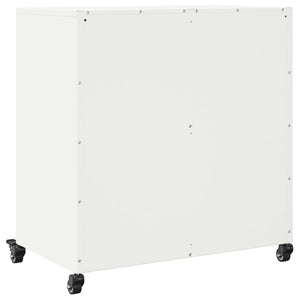 vidaXL Sideboard White 68.5x39x72 cm Cold-rolled Steel