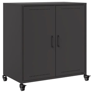 vidaXL Sideboard Black 68.5x39x72 cm Cold-rolled Steel