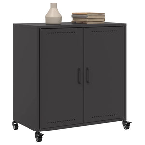 vidaXL Sideboard Black 68.5x39x72 cm Cold-rolled Steel