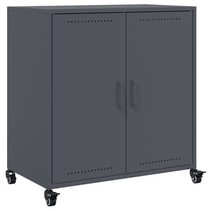 vidaXL Sideboard Anthracite 68.5x39x72 cm Cold-rolled Steel