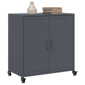 vidaXL Sideboard Anthracite 68.5x39x72 cm Cold-rolled Steel