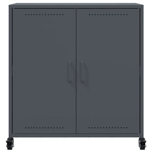 vidaXL Sideboard Anthracite 68.5x39x72 cm Cold-rolled Steel