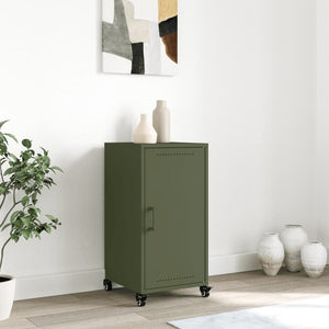 vidaXL Sideboard Olive Green 36x39x72 cm Cold-rolled Steel