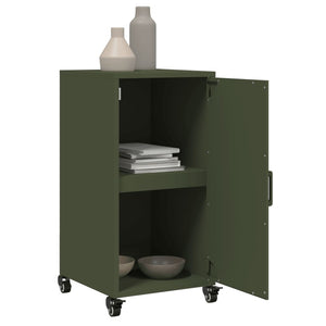 vidaXL Sideboard Olive Green 36x39x72 cm Cold-rolled Steel