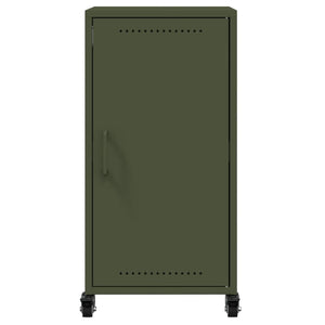 vidaXL Sideboard Olive Green 36x39x72 cm Cold-rolled Steel