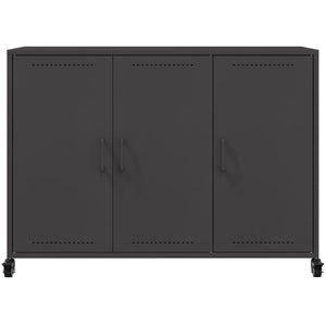 vidaXL Sideboard Black 100.5x39x72 cm Steel