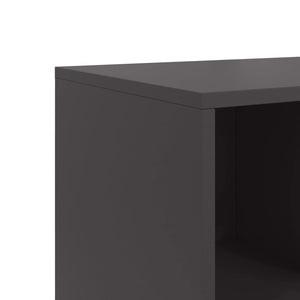 vidaXL Sideboard Black 100.5x39x72 cm Cold-rolled Steel