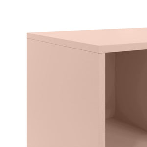 vidaXL Sideboard Pink 100.5x39x72 cm Cold-rolled Steel