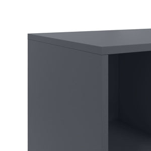 vidaXL Sideboard Anthracite 100.5x39x72 cm Cold-rolled Steel