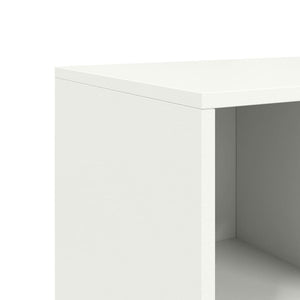 vidaXL Sideboard White 100.5x39x72 cm Cold-rolled Steel