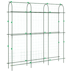 vidaXL Garden Trellis for Climbing Plants U-Shape 181x31x182.5 cm Steel