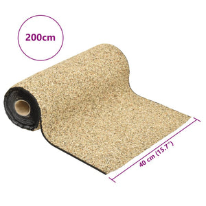 vidaXL Stone Liner Natural Sand 200x40 cm