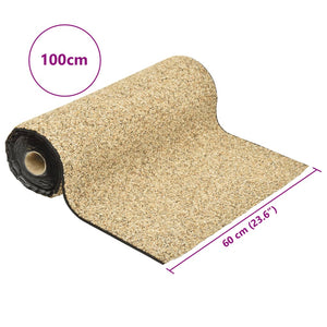 vidaXL Stone Liner Natural Sand 100x60 cm