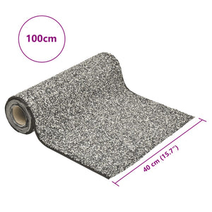 vidaXL Stone Liner Grey 100x40 cm