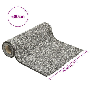 vidaXL Stone Liner Grey 600x40 cm