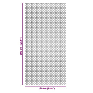 vidaXL Camping Floor Mat Green 5x2.5 m