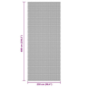 vidaXL Camping Floor Mat Green 6x2.5 m