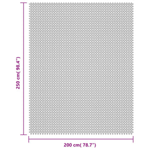 vidaXL Camping Floor Mat Cream 2.5x2 m