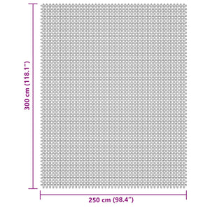 vidaXL Camping Floor Mat Cream 3x2.5 m