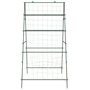 vidaXL Garden Trellises for Climbing Plants 2 pcs A-Frame Steel