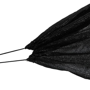 vidaXL Netting Tunnels 3 pcs Black Steel and Polyethylene