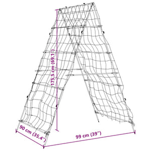 vidaXL Garden Trellises for Climbing Plants 4 pcs A-Frame Steel