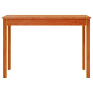 vidaXL Console Table Wax Brown 110x40x75 cm Solid Wood Pine