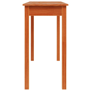 vidaXL Console Table Wax Brown 110x40x75 cm Solid Wood Pine