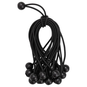 vidaXL Bungee Cords with Balls 50 pcs 21 x 0.5 cm