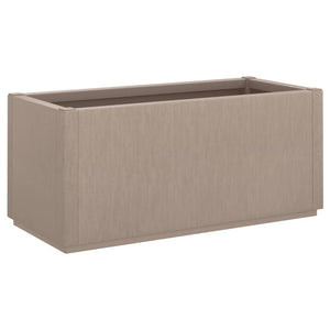 vidaXL Garden Planter Light Brown 80x36x35 cm PP