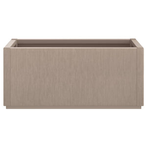 vidaXL Garden Planter Light Brown 80x36x35 cm PP