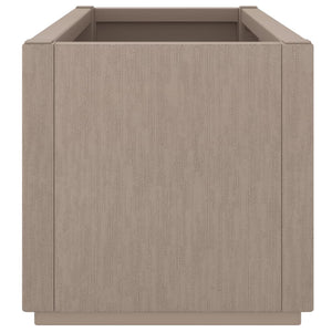 vidaXL Garden Planter Light Brown 80x36x35 cm PP