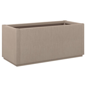 vidaXL Garden Planter Light Brown 80x36x35 cm PP