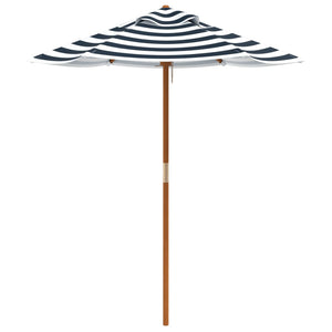 vidaXL Garden Umbrella for Kids with Wooden Pole Ø120x140 cm