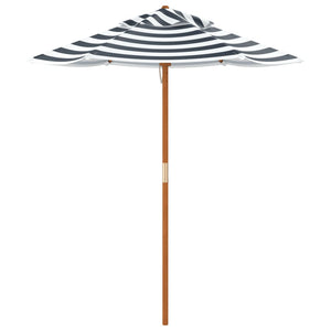 vidaXL Garden Umbrella for Kids with Wooden Pole Ø120x140 cm