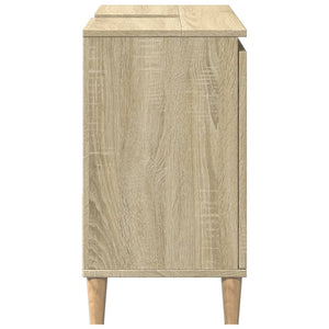 vidaXL Bathroom Cabinet Sonoma Oak 65x33x60 cm Engineered Wood