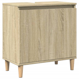 vidaXL Sink Cabinet Sonoma Oak 58x33x60 cm Engineered Wood