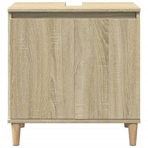 vidaXL Sink Cabinet Sonoma Oak 58x33x60 cm Engineered Wood