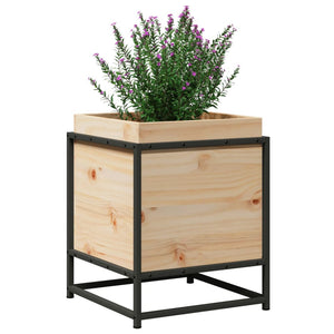 vidaXL Garden Planter 40x40x50 cm Solid Wood Pine