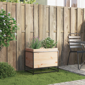 vidaXL Garden Planter 60x40x50 cm Solid Wood Pine