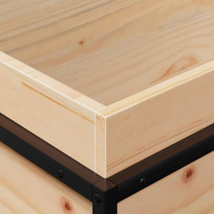 vidaXL Garden Planter 60x40x50 cm Solid Wood Pine