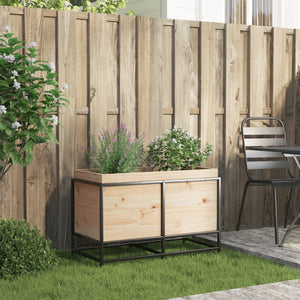 vidaXL Garden Planter 80x40x50 cm Solid Wood Pine