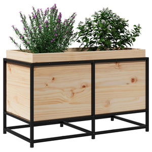 vidaXL Garden Planter 80x40x50 cm Solid Wood Pine