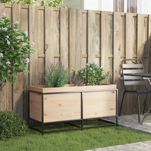 vidaXL Garden Planter 100x40x50 cm Solid Wood Pine