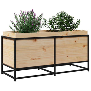 vidaXL Garden Planter 100x40x50 cm Solid Wood Pine