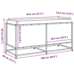 vidaXL Garden Planter 100x40x50 cm Solid Wood Pine